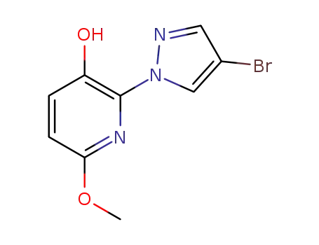 2-(4-bromo-1H-pyrazol-1-yl)-6-methoxypyridin-3-ol