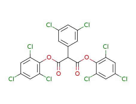 bis(2,4,6-trichlorophenyl) 2-(3,5-dichlorophenyl)propanedioate