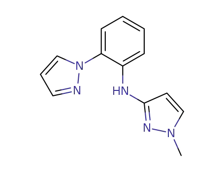 N-(2-(1H-pyrazol-1-yl)phenyl)-1-methyl-1H-pyrazol-3-amine
