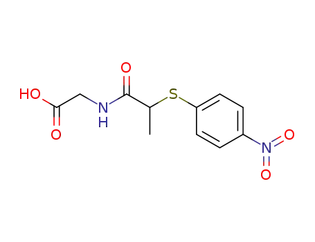 (2-((4-nitrophenyl)thio)propanoyl)glycine