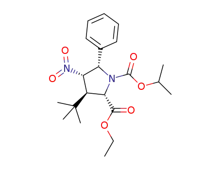 (2S,3R,4S,5S)-2-ethyl 1-isopropyl 3-(tert-butyl)-4-nitro-5-phenylpyrrolidine-1,2-dicarboxylate