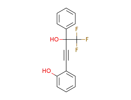 2-(4,4,4-trifluoro-3-hydroxy-3-phenylbut-1-yn-1-yl)phenol