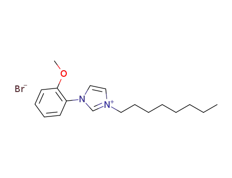 1‐(2‐methoxyphenyl)‐3‐octyl‐imidazolium bromide