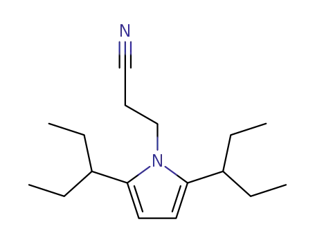 3-[2,5-Bis-(1-ethyl-propyl)-pyrrol-1-yl]-propionitrile