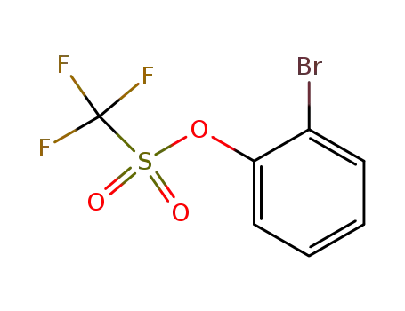 Molecular Structure of 129112-25-0 (4-BROMOPHENYL TRIFLUOROMETHANESULFONATE)