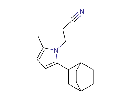 3-(2-Bicyclo[2.2.2]oct-5-en-2-yl-5-methyl-pyrrol-1-yl)-propionitrile