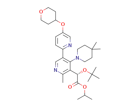 (S)-isopropyl 2-tert-butoxy-2-(4'-(4,4-dimethylpiperidin-1-yl)-6'-methyl-5-(tetrahydro-2H-pyran-4-yloxy)-2,3'-bipyridin-5'-yl)acetate