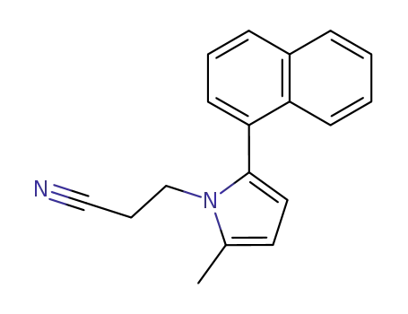 3-(2-Methyl-5-naphthalen-1-yl-pyrrol-1-yl)-propionitrile