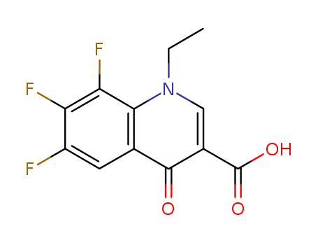 1-Ethyl-6,7,8-trifluoro-1,4-dihydro-4-oxo-2-quinolinecarboxylic acid