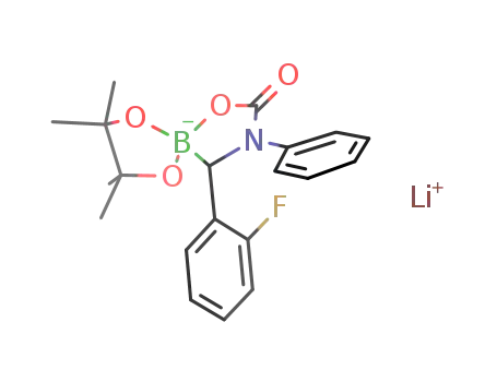 lithium 4-(2-fluorophenyl)-7,7,8,8-tetramethyl-2-oxo-3-phenyl-1,6,9-trioxa-3-aza-5-boraspiro[4.4]nonan-5-uide