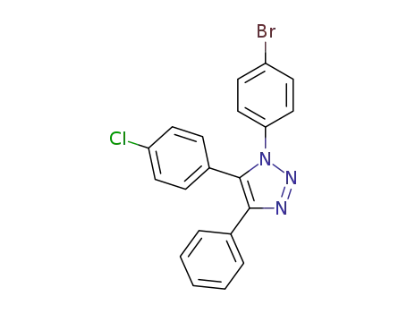 1-(4-bromophenyl)-5-(4-chlorophenyl)-4-phenyl-1H-1,2,3-triazole