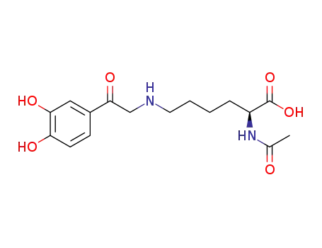 N2-acetyl-N6-(2-(3,4-dihydroxyphenyl)-2-oxoethyl)-L-lysine