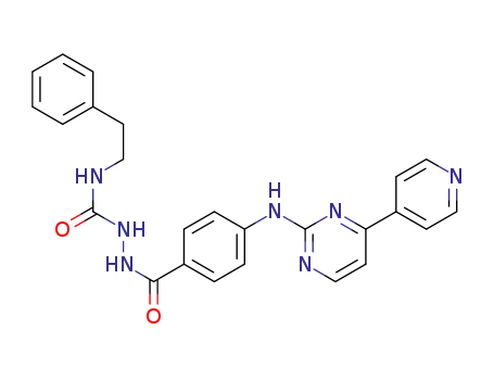 N-phenethyl-2-(4-((4-(pyridin-4-yl)pyrimidin-2-yl)amino)benzoyl)hydrazine-1-carboxamide