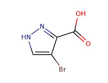 13745-17-0,4-BROMO-1H-PYRAZOLE-3-CARBOXYLIC ACID,Pyrazole-3(or5)-carboxylic acid, 4-bromo- (6CI);Pyrazole-3-carboxylic acid, 4-bromo- (8CI);4-Bromopyrazole-3-carboxylic acid;4-Bromopyrazole-5-carboxylic acid;
