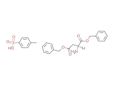 Molecular Structure of 2886-33-1 (L-Aspartic acid dibenzyl ester 4-toluenesulfonate)