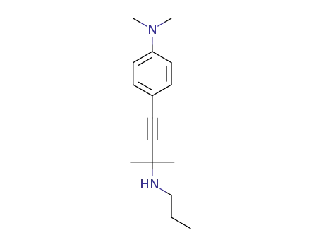 N,N-dimethyl-4-(3-methyl-3-(propylamino)but-1-yn-1-yl)aniline