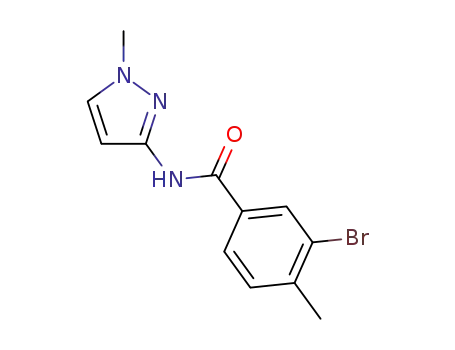 3 -bromo-4-methyl-N-(1-methyl-1H-pyrazol-3-yl)benzamide