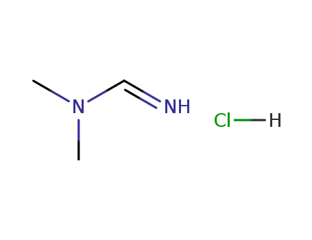 Molecular Structure of 20353-92-8 (Methanimidamide, N,N-dimethyl-, monohydrochloride)