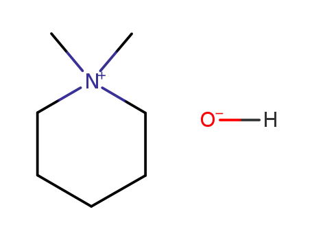Molecular Structure of 31718-13-5 (Piperidinium, 1,1-dimethyl-, hydroxide)
