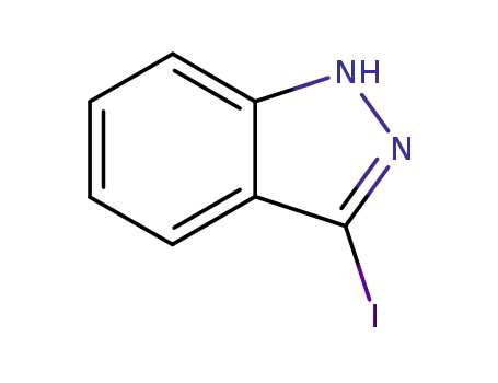 Molecular Structure of 66607-27-0 (3-Iodoindazole)