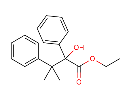 ethyl 2-hydroxy-3-methyl-2,3-diphenylbutanoate