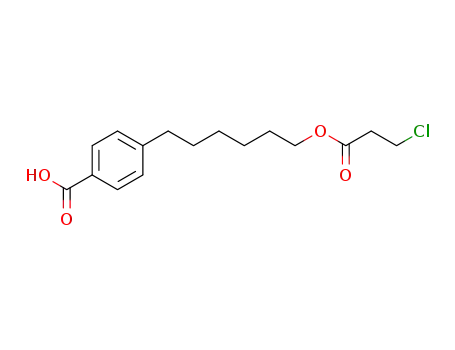 4-{6-[(3-chloropropionyl)oxy]hexyl}benzoic acid