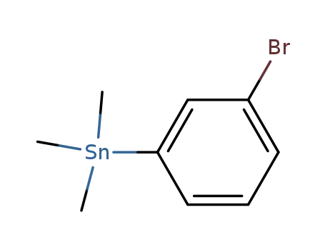 Molecular Structure of 17113-76-7 (Stannane, (3-bromophenyl)trimethyl-)