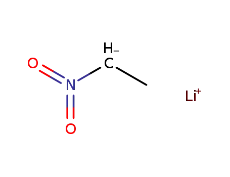 Molecular Structure of 28735-55-9 (Ethane, nitro-,ion(1-), lithium (9CI))