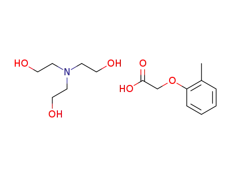 2-(2-methylphenyloxy)acetate of tris(2-hydroxyethyl)-ammonium