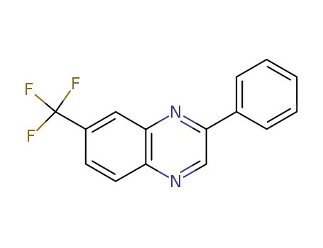 Molecular Structure of 102729-42-0 (Quinoxaline, 2-phenyl-7-(trifluoromethyl)-)