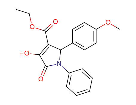 ethyl 4‑hydroxy‑2‑(4‑methoxyphenyl)‑5‑oxo‑1‑phenyl‑2,5‑dihydro‑1H‑pyrrole‑3‑carboxylate