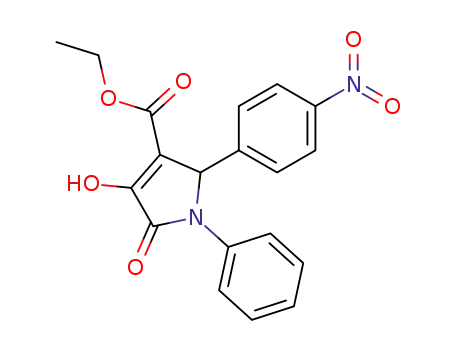 ethyl 4‑hydroxy‑2‑(4‑nitrophenyl)‑5‑oxo‑1‑phenyl‑2,5‑dihydro‑1H‑pyrrole‑3‑carboxylate