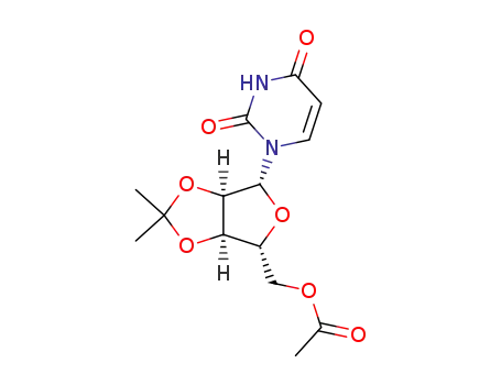 Molecular Structure of 15922-23-3 (2',3'-O-(isopropylidene)uridine 5'-acetate)