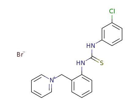 1-{2-[3-(3-Chloro-phenyl)-thioureido]-benzyl}-pyridinium; bromide