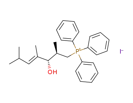 ((E)-(2R,3S)-3-Hydroxy-2,4,6-trimethyl-hept-4-enyl)-triphenyl-phosphonium; iodide