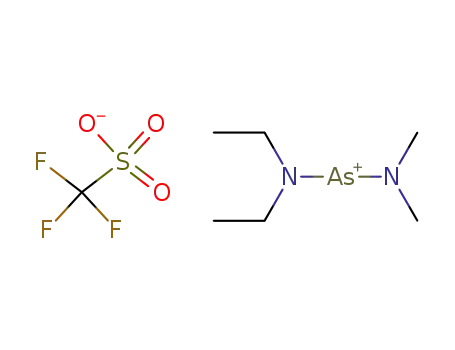 diethylaminodimethylaminoarsenium trifluoromethanesulfonate