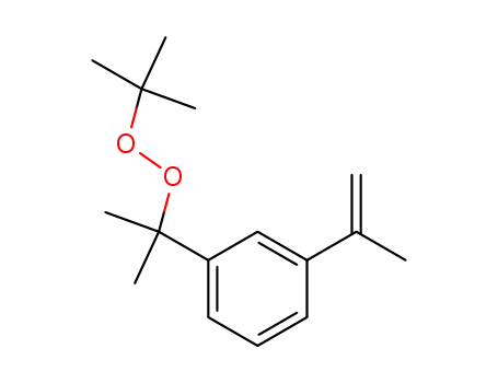 Molecular Structure of 96319-55-0 (Peroxide,1,1-dimethylethyl 1-methyl-1-[3-(1-methyl ethenyl) phenyl]ethyl)