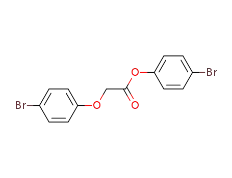Molecular Structure of 106262-08-2 (Acetic acid, (4-bromophenoxy)-, 4-bromophenyl ester)