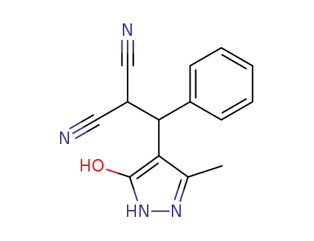 [(5-hydroxy-3-methyl-1H-pyrazol-4-yl)(phenyl)methyl]propanedinitrile