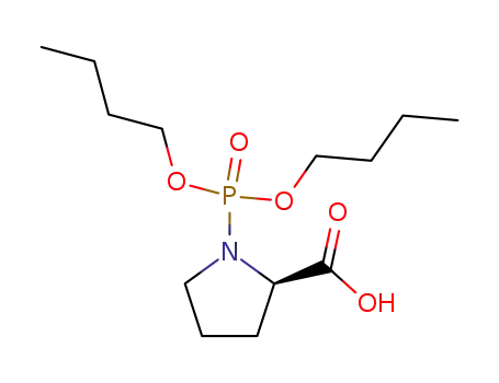 Molecular Structure of 121252-81-1 (L-Proline, 1-(dibutoxyphosphinyl)-)