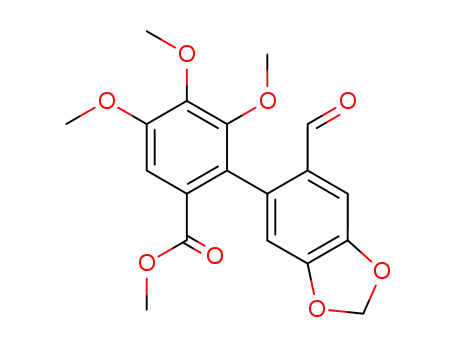 methyl 2-formyl-4,5-methylenedioxy-4',5',6'-trimethoxy-1,1'-biphenyl-2'-carboxylate
