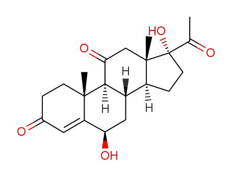 6β,17α-dihydroxy-pregn-4-ene-3,11,20-trione
