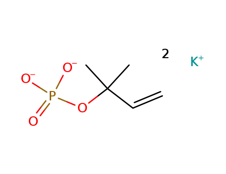 Molecular Structure of 110071-93-7 (3-Buten-2-ol, 2-methyl-, dihydrogen phosphate, dipotassium salt)
