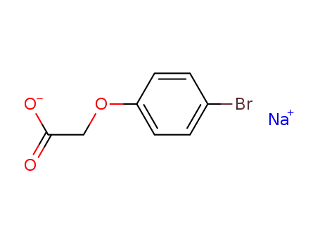 Molecular Structure of 10265-68-6 (Acetic acid, (4-bromophenoxy)-, sodium salt)