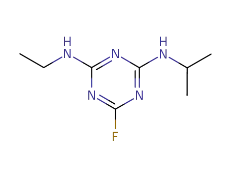 2-fluoro-4-(isopropylamino)-6-(ethylamino)-s-triazine