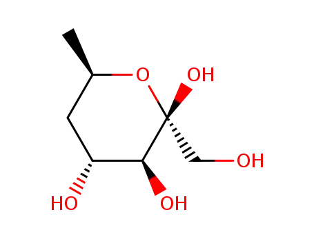 (2R,3S,4R,6R)-2-Hydroxymethyl-6-methyl-tetrahydro-pyran-2,3,4-triol