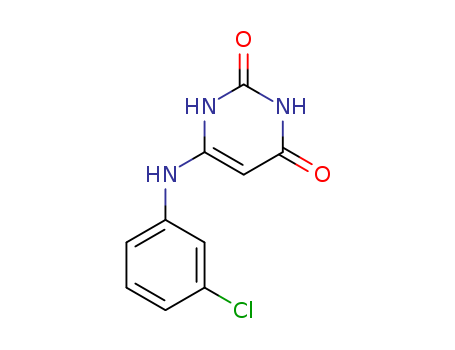 2,4(1H,3H)-Pyrimidinedione,6-[(3-chlorophenyl)amino]- cas  7269-03-6