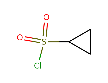 Molecular Structure of 139631-62-2 (Cyclopropanesulfonyl chloride)