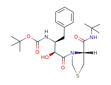 [(1S,2S)-1-Benzyl-3-((R)-4-tert-butylcarbamoyl-thiazolidin-3-yl)-2-hydroxy-3-oxo-propyl]-carbamic acid tert-butyl ester