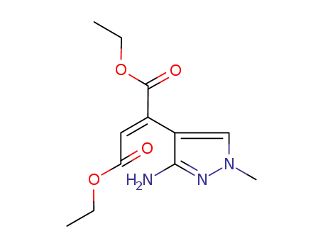 3-amino-4-(1,2-bis-ethoxycarbonylvinyl)-1-methylpyrazole